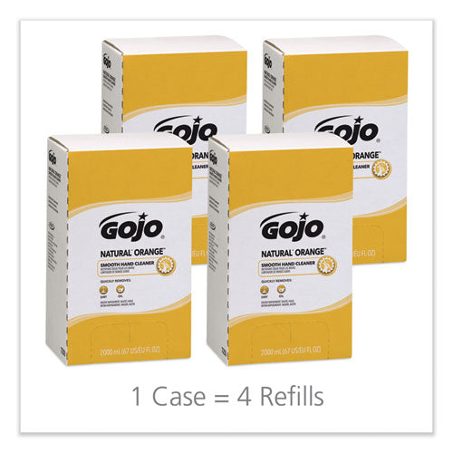 GOJO® Natural Orange Smooth Lotion Hand Cleaner, Citrus Scent, 2,000 Ml Bag-in-box Refill, 4-carton freeshipping - TVN Wholesale