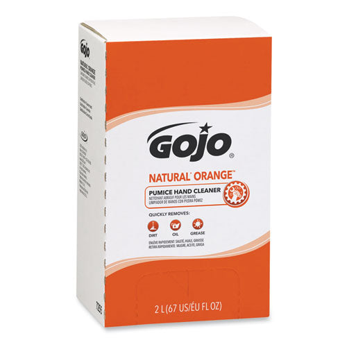GOJO® Natural Orange Pumice Hand Cleaner Refill, Citrus Scent, 2,000ml, 4-carton freeshipping - TVN Wholesale