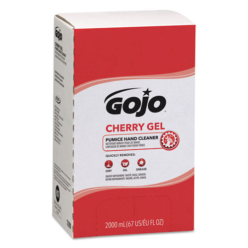 GOJO® Cherry Gel Pumice Hand Cleaner, Cherry Scent, 2,000 Ml Refill, 4-carton freeshipping - TVN Wholesale