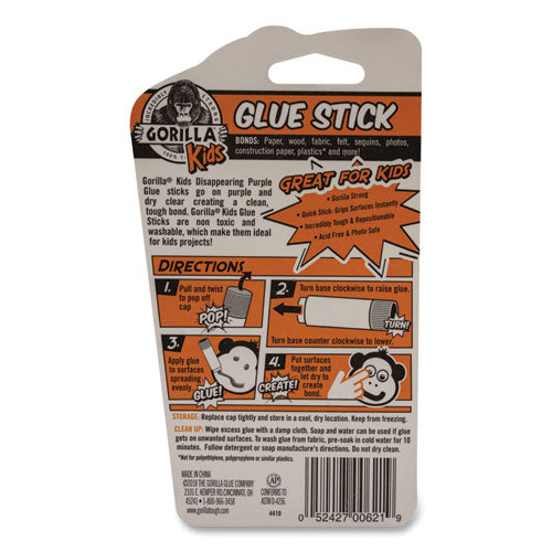 Gorilla Glue® School Glue Sticks, 0.21 Oz-stick, Dries Clear, 12 Sticks-box freeshipping - TVN Wholesale