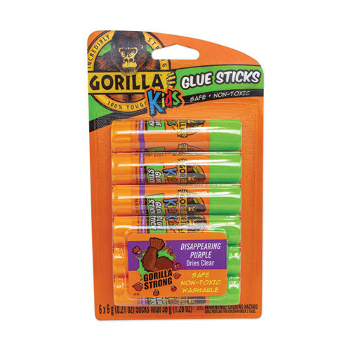 Gorilla Glue® School Glue Sticks, 0.21 Oz-stick, Dries Clear, 36 Sticks-box freeshipping - TVN Wholesale