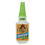 Gorilla Glue® Super Glue Gel, 0.53 Oz, Dries Clear, 4-carton freeshipping - TVN Wholesale