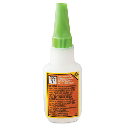 Gorilla Glue® Super Glue Gel, 0.53 Oz, Dries Clear, 4-carton freeshipping - TVN Wholesale
