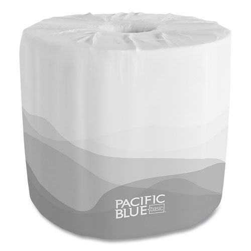 Georgia Pacific® Professional Pacific Blue Basic Embossed Bathroom Tissue, Septic Safe, 1-ply, White, 550 Sheets-roll, 40 Rolls-carton freeshipping - TVN Wholesale