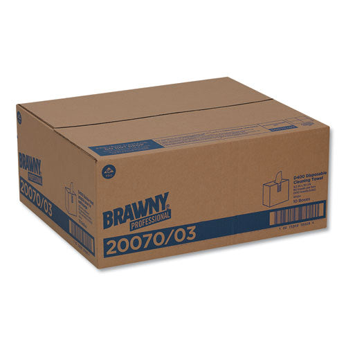 Brawny® Professional Medium Duty Premium Drc Wipers, 9 1-4 X 16 3-8, White, 90 Wipes-box, 10 Boxes-carton freeshipping - TVN Wholesale