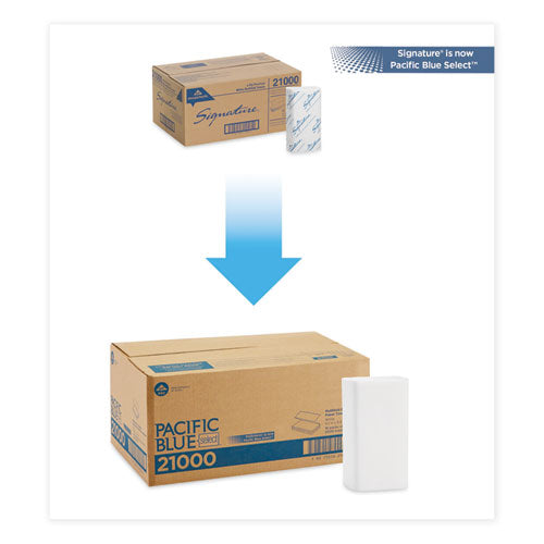Georgia Pacific® Professional Blue Select Multi-fold 2 Ply Paper Towel, 9 1-5 X 9 2-5, White,125-pk, 16 Pk-ct freeshipping - TVN Wholesale
