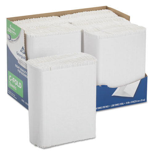 Georgia Pacific® Professional Professional Series Premium Folded Paper Towels, C-fold, 10 X 13, 200-bx, 6 Bx-carton freeshipping - TVN Wholesale