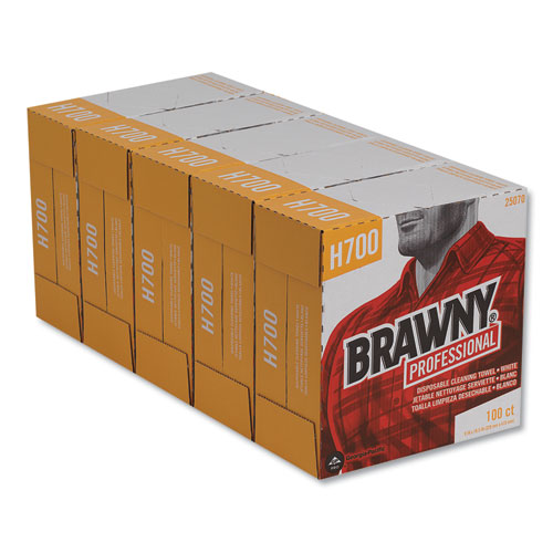Brawny® Professional Medium Weight Hef Shop Towels, 9 1-10 X 16 1-2, 100-box freeshipping - TVN Wholesale