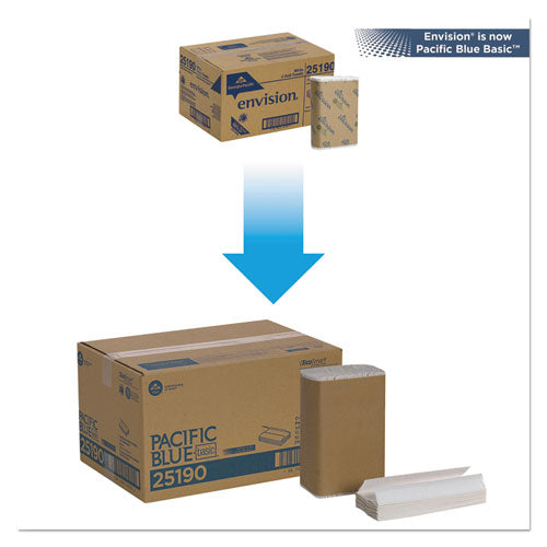 Georgia Pacific® Professional Pacific Blue Basic C-fold Paper Towel,10 1-4 X 13 1-4, White,240-pack, 10 Pk-ct freeshipping - TVN Wholesale