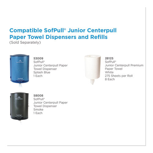 Georgia Pacific® Professional Sofpull Premium Jr. Cap. Towel, 7.8" X 14.8", White, 225-roll, 8 Rolls-carton freeshipping - TVN Wholesale