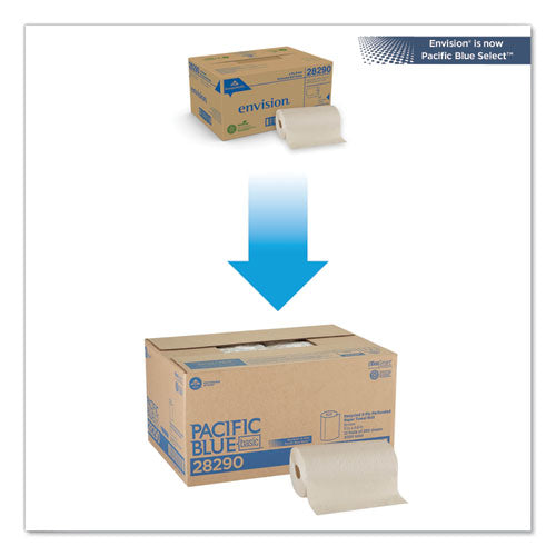 Georgia Pacific® Professional Pacific Blue Basic Jumbo Perforated Kitchen Roll Paper Towels, 11 X 8.8, Brown, 250-roll, 12 Rolls-carton freeshipping - TVN Wholesale
