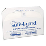 Georgia Pacific® Professional Safe-t-gard Half-fold Toilet Seat Covers, 14.5 X 17, White, 250-pack, 20 Packs-carton freeshipping - TVN Wholesale