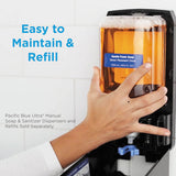 Georgia Pacific® Professional Pacific Blue Ultra Soap-sanitizer Dispenser 1,200 Ml Refill, 5.6 X 4.4 X 11.5, Black freeshipping - TVN Wholesale