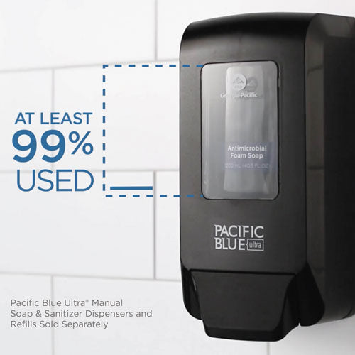 Georgia Pacific® Professional Pacific Blue Ultra Soap-sanitizer Dispenser 1,200 Ml Refill, 5.6 X 4.4 X 11.5, Black freeshipping - TVN Wholesale