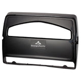Georgia Pacific® Professional Safe-t-gard Toilet Seat Cover Dispenser, Half-fold, 16.38 X 2.5 X 11.75, Black freeshipping - TVN Wholesale