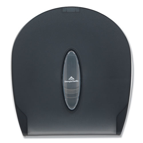 Georgia Pacific® Professional Jumbo Jr. Bathroom Tissue Dispenser, Single Roll, 10.6" X 5.4" X 11.3", Translucent Smoke freeshipping - TVN Wholesale