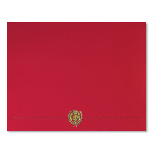 Great Papers!® Classic Crest Certificate Covers, 9.38 X 12, Red, 5-pack freeshipping - TVN Wholesale