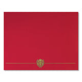 Great Papers!® Classic Crest Certificate Covers, 9.38 X 12, Red, 5-pack freeshipping - TVN Wholesale
