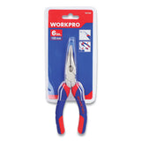 Workpro® 6" Bent Nose Pliers, Carbon Steel freeshipping - TVN Wholesale