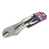 Workpro® Locking Pliers, Short Nose, Straight Jaw, 10" Long, Chrome-vanadium Steel, Chrome Quick-lock-release Handle freeshipping - TVN Wholesale