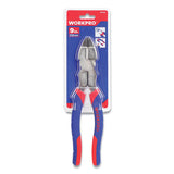 Workpro® Linesman Pliers, 9" Long, Ni-fe-coated Drop-forged Carbon Steel, Blue-red Soft-grip Handle freeshipping - TVN Wholesale