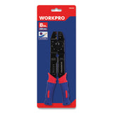 Workpro® Square Nose Multi-purpose Wiring Tool, Metric Markings, 0.75 To 6 Mm, 8" Long, Metal, Blue-red Soft-grip Handle freeshipping - TVN Wholesale