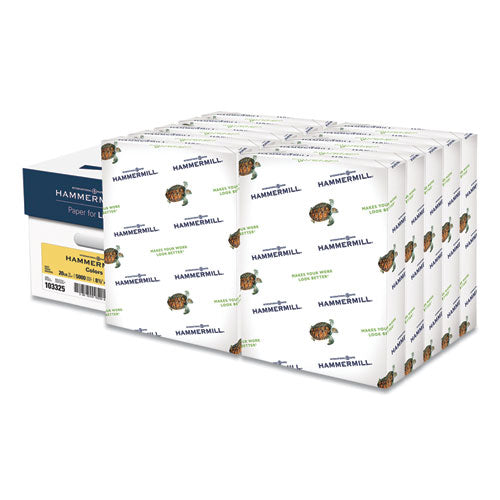 Hammermill® Colors Print Paper, 20lb, 8.5 X 11, Goldenrod, 500-ream freeshipping - TVN Wholesale