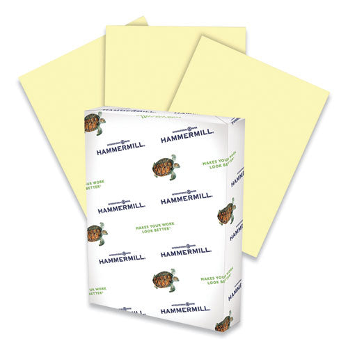 Hammermill® Colors Print Paper, 20lb, 8.5 X 11, Canary, 500-ream freeshipping - TVN Wholesale