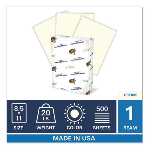 Hammermill® Colors Print Paper, 20lb, 8.5 X 11, Cream, 500-ream freeshipping - TVN Wholesale
