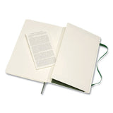 Moleskine® Classic Softcover Notebook, 1 Subject, Wide-legal Rule, Myrtle Green Cover, 8.25 X 5, 96 Sheets freeshipping - TVN Wholesale