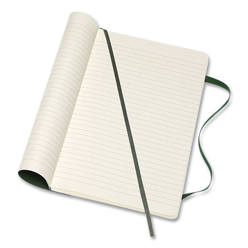 Moleskine® Classic Softcover Notebook, 1 Subject, Wide-legal Rule, Myrtle Green Cover, 8.25 X 5, 96 Sheets freeshipping - TVN Wholesale