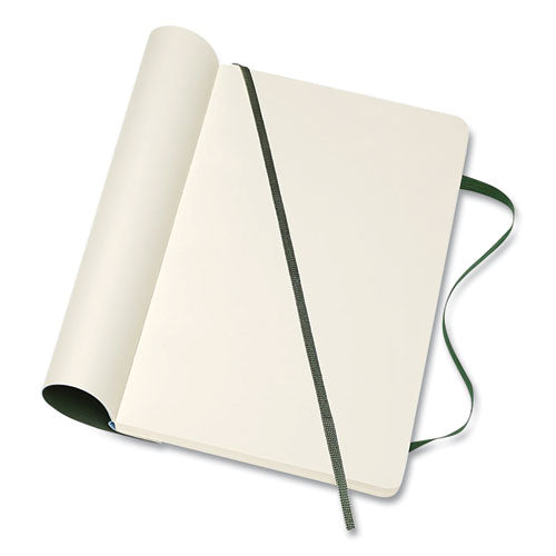Moleskine® Classic Softcover Notebook, 1 Subject, Unruled, Myrtle Green Cover, 8.25 X 5, 96 Sheets freeshipping - TVN Wholesale