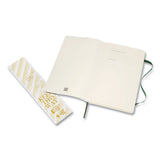 Moleskine® Classic Softcover Notebook, 1 Subject, Unruled, Myrtle Green Cover, 8.25 X 5, 96 Sheets freeshipping - TVN Wholesale