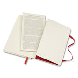 Moleskine® Classic Softcover Notebook, 1 Subject, Dotted Rule, Scarlet Red Cover, 5.5 X 3.5 freeshipping - TVN Wholesale