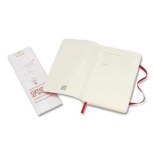 Moleskine® Classic Softcover Notebook, 1 Subject, Dotted Rule, Scarlet Red Cover, 5.5 X 3.5 freeshipping - TVN Wholesale