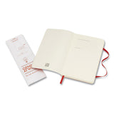 Moleskine® Classic Softcover Notebook, 1 Subject, Dotted Rule, Scarlet Red Cover, 5.5 X 3.5 freeshipping - TVN Wholesale