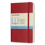 Moleskine® Classic Softcover Notebook, 1 Subject, Dotted Rule, Scarlet Red Cover, 5.5 X 3.5 freeshipping - TVN Wholesale