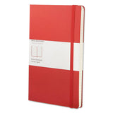 Moleskine® Classic Colored Hardcover Notebook, 1 Subject, Narrow Rule, Red Cover, 8.25 X 5, 240 Sheets freeshipping - TVN Wholesale