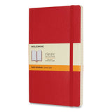 Moleskine® Classic Softcover Notebook, 1 Subject, Narrow Rule, Scarlet Red Cover, 8.25 X 5, 192 Sheets freeshipping - TVN Wholesale