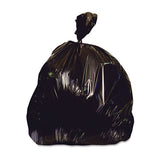 Heritage Low-density Repro Can Liner, 60 Gal, 1.5 Mil, 38" X 58", Black, 100-carton freeshipping - TVN Wholesale