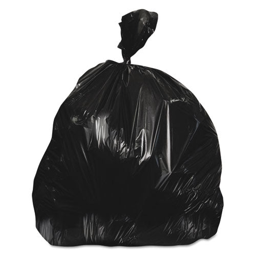 Heritage High-density Waste Can Liners, 60 Gal, 22 Microns, 38" X 60", Black, 150-carton freeshipping - TVN Wholesale
