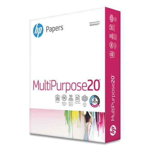 HP Papers Multipurpose20 Paper, 96 Bright, 20lb, 8.5 X 14, White, 500-ream freeshipping - TVN Wholesale