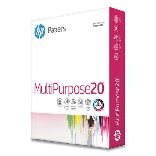 HP Papers Multipurpose20 Paper, 96 Bright, 20lb, 8.5 X 11, White, 500-ream freeshipping - TVN Wholesale