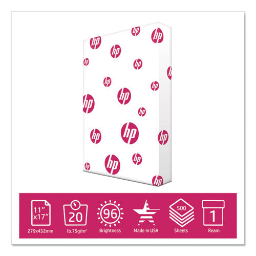 HP Papers Multipurpose20 Paper, 96 Bright, 20lb, 11 X 17, White, 500-ream freeshipping - TVN Wholesale