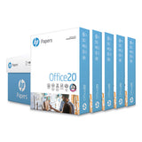 HP Papers Office20 Paper, 92 Bright, 20lb, 8.5 X 11, White, 500 Sheets-ream, 5 Reams-carton freeshipping - TVN Wholesale