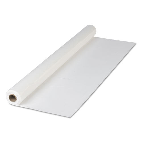 Hoffmaster® Plastic Roll Tablecover, 40" X 300 Ft, White freeshipping - TVN Wholesale