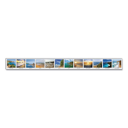 House of Doolittle™ Recycled Earthscapes Desk Pad Calendar, Seascapes Photography, 18.5 X 13, Black Binding-corners,12-month (jan To Dec): 2022 freeshipping - TVN Wholesale