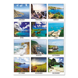 House of Doolittle™ Recycled Earthscapes Desk Pad Calendar, Seascapes Photography, 22 X 17, Black Binding-corners,12-month (jan To Dec): 2022 freeshipping - TVN Wholesale