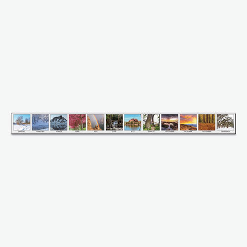 House of Doolittle™ Earthscapes Scenic Desk Pad Calendar, Scenic Photos, 22 X 17, White Sheets, Black Binding-corners,12-month (jan-dec): 2022 freeshipping - TVN Wholesale