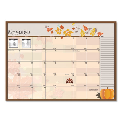 House of Doolittle™ Seasonal Monthly Planner, Seasonal Artwork, 10 X 7, Light Blue Cover, 12-month (jan To Dec): 2022 freeshipping - TVN Wholesale